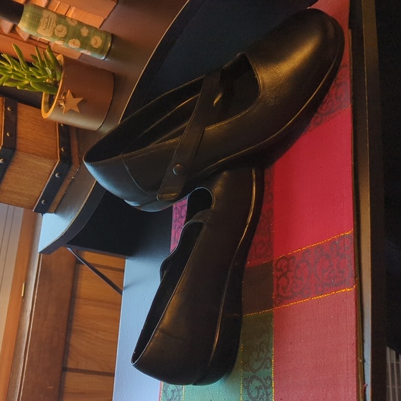 PW Minor Classic Mary Jane loafers black leather Women's 9 M NEW NWB - Picture 2 of 9